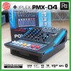 IPLEX PMX-04 เพาเวอร์มิกซ์สเตอริโอ 4 ชาแนล 250Wx2 มี Audio Interface เอฟเฟคดิจิตอล16DSP