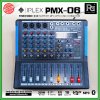 IPLEX PMX-06 เพาเวอร์มิกซ์สเตอริโอ 6 ชาแนล 250Wx2 มี Audio Interface เอฟเฟคดิจิตอล16DSP