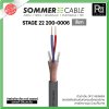 SOMMER STAGE 22 200-0006 สีเทา สายไมค์ ขนาด 2x0.22 mm.