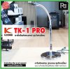 K.POWER TK-1 PRO ขาตั้งไมค์พระ ขาไมค์พิธีสงฆ์ ชุบโครเมี่ยม มีสายไมค์ติดตั้งอยุ่ภายใน พร้อมใช้งาน