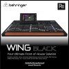 BEHRINGER WING BLACK ใหม่ล่าสุด! มิกเซอร์ดิจิตอล 48 ชาแนล 28 บัส พร้อมปรีแอมป์ Midas PRO 8 ตัว