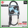 LIDGE YM-398C 1m. สายสัญญาณ RCA – XLR ตัวเมีย ยาว 1 ม.