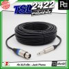 TSL 2422 สายไมค์สำเร็จพร้อมใช้ XLR เมีย - Jack Phone