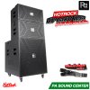 HOTROCK HF-038V B23 ตู้ลำโพงมีแอมป์ในตัว ล้อลาก พร้อมไมค์ลอย