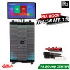 HOTROCK HF 038 HY 15 ตู้ลำโพงมีแอมป์ในตัว มีจอ พร้อมไมค์ลอย มีแบตเตอรี่ในตัว