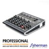 SHERMAN AP-006 มิกเซอร์อนาลอก มินิมิกเซอร์ 6 แชนแนล งานระบบเสียงขนาดเล็ก Home Studio