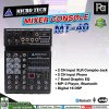 MICRO TECH MT40 มิกเซอร์อนาลอก 4 ชาแนล เอฟเฟคในตัว ไมค์ 2 ช่อง 1 AUX