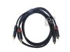 PROCONNECT สายสัญญาณสำเร็จ RCA2+RCA2 MA 207 1.5 ม.