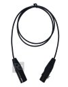 Sommer Isopod สีดำ สาย XLR ผู้ RC3M-B + XLR เมีย RC3F-B 1m