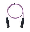 Sommer Isopod สีม่วง สาย XLR ผู้ RC3M-B + XLR เมีย RC3F-B 1m.