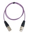 Sommer Isopod สีม่วง สาย XLR ผู้ RC3M + XLR เมีย RC3F 1m.