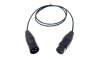 Sommer Isopod สีดำ สาย XLR ผู้ RC3M-B + XLR เมีย RC3F-B 1m