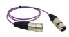 Sommer Isopod สีม่วง สาย XLR ผู้ RC3M + XLR เมีย RC3F 1m.