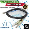 Amphenol CA52-3333-WB-003 สายสัญญาณ TRS 3.5 มม. to 2xTS ยาว 3 เมตร