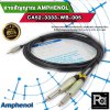 Amphenol CA52-3333-WB-005 สายสัญญาณ TRS 3.5 มม. to 2xTS ยาว 5 เมตร