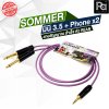 Sommer Isopod สีม่วง สาย Phone 2 RP2C-B + มินิ ST.RTP3C-B 1.5 ม.
