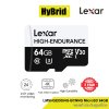 Lexar High-Endurance 64GB MicroSD Card speed 100MB/s Supports 1080p and 4K video (LMSHGED064G-BCNNG) ประกันศุนย์ไทย 2 ปี