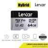 Lexar Professional Silver Plus microSD Card 64GB Read 205MB/s Write150MB/s LMSSIPL064G-BNANG ประกันศูนย์ไทย Lifetime