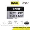 Lexar Professional Silver Plus microSD Card 512GB Read 205MB/s Write150MB/s (LMSSIPL512G-BNANG) ประกันศูนย์ไทย Lifetime