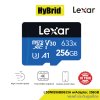 Lexar 633x MicroSD 256GB UHS-I U3 V30  wAdapter RW100/45MB/s  LSDMI256BB633A ประกันศูนย์ 10 ปี