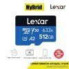 Lexar 633x MicroSD Card 512GB wAdapter RW100/70MB/s LSDMI512BB633A ประกันศูนย์ 10 ปี