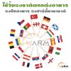 ไม้จิ้มธงชาติ ตกแต่งอาหาร ธงปักอาหาร ธงปาร์ตี้นานาชาติ