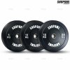 OML WP1 แผ่นน้ำหนักบั้มเปอร์เพลท(รู 2 นิ้ว) ใช้กับบาร์เบลแกน 2 นิ้ว แผ่นบาร์เบลbumper plate SHOPOML แผ่นน้ำหนักโอลิมปิค