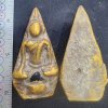 พระนางพญาสองหน้าเนื้อชิน เม็ดพระธาตุ กรุดอยไซ