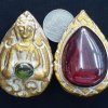 พระดอยไซ ติดเม็ดพระธาตุ (อักขระสินธพ) กรุดอยไซ