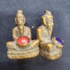 พระฤาษีเนื้อชิน เม็ดพระธาตุ กรุดอยไซ
