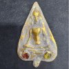 พระผงสุพรรณใบโพธิ์เนื้อชิน เม็ดพระธาตุ กรุดอยไซ