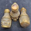 เศียรพระฤาษีเนื้อชินทอง เม็ดพระธาตุ กรุดอยไซ