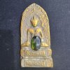 พระยอดขุนพลซุ้มเรือนแก้ว เนื้อชินทอง เม็ดพระธาตุ กรุดอยไซ