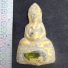 พระดอยไซอุ้มบาตรเนื้อชินทอง เม็ดพระธาตุ กรุดอยไซ