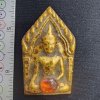 พระยอดขุนพลหลังพญาครุฑเนื้อดิน เม็ดพระธาตุ กรุดอยไซ