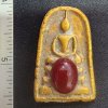 พระสมเด็จเนื้อดินทอง เม็ดพระธาตุ กรุดอยไซ