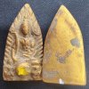 พระขุนแผนอุ้มกุมารเนื้อดิน เม็ดพระธาตุ กรุดอยไซ