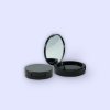ตลับแป้งพัฟ 2 ชั้น สีดำเงา/ดำด้าน ขนาด 10,15 กรัม