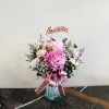 Flower vase pink tone