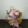 ตุ๊กตาหมีอุ้มดอกไม้ GET WELL SOON