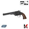ASG SCHOFIELD 6" Aging Black & Wooden Grip (Co2)