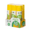 ONE ECO-FRIENDLY กาวแท่ง รุ่น 7601 สีขาว 9 กรัม (แพ็ค 6 แท่ง)