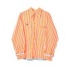 Summer Stripe Shirt (Orange)
