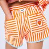 Summer Stripe Shorts (Orange)
