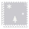 MAMAMO แผ่นรองคลาน จิ๊กซอว์ รุ่นหนา 1.4 cm. ลาย Snow Christmas