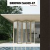 สี BROWN SAND 47 : ชุดบานเฟี้ยม PREMIER FOLDING DOORS