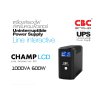 UPS (เครื่องสำรองไฟฟ้า) CBC รุ่น CHAMP LCD (1000VA 600W)