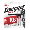 ถ่านอัลคาไลน์ E91-BP4 AA (แพ็ค4ก้อน) Energizer Max