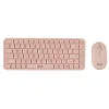 ชุดคีย์บอร์ดและเมาส์ไร้สาย S-Gear MKM411 สีชมพู