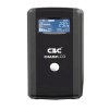 UPS (เครื่องสำรองไฟฟ้า) CBC รุ่น CHAMP LCD (1000VA 600W)